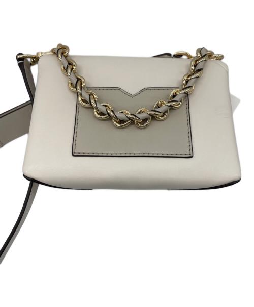 MICHAEL KORS（マイケル・コース）MICHAEL KORS (マイケル・コース) ワンショルダーバッグ ホワイトの古着・服飾アイテム