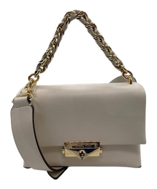MICHAEL KORS（マイケル・コース）MICHAEL KORS (マイケル・コース) ワンショルダーバッグ ホワイトの古着・服飾アイテム