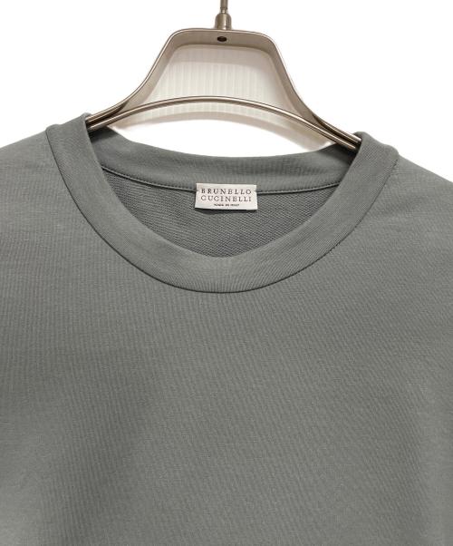 BRUNELLO CUCINELLI（ブルネロクチネリ）BRUNELLO CUCINELLI (ブルネロクチネリ) 半袖ワンピース グレー サイズ:XSの古着・服飾アイテム