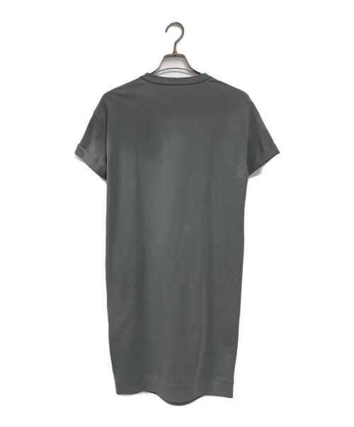 BRUNELLO CUCINELLI（ブルネロクチネリ）BRUNELLO CUCINELLI (ブルネロクチネリ) 半袖ワンピース グレー サイズ:XSの古着・服飾アイテム