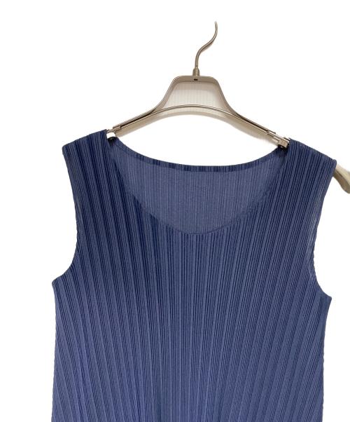 PLEATS PLEASE（プリーツプリーズ）PLEATS PLEASE (プリーツプリーズ) セットアップブラウス ネイビー サイズ:03の古着・服飾アイテム