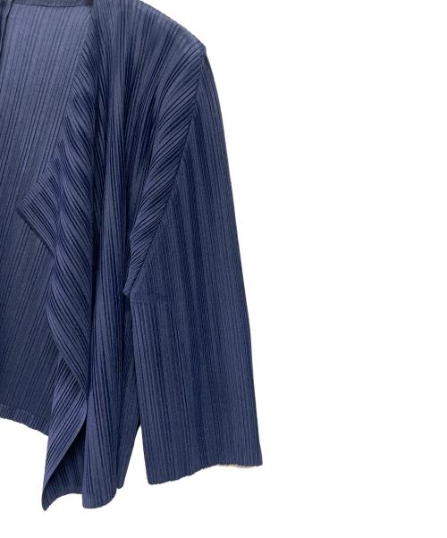 PLEATS PLEASE（プリーツプリーズ）PLEATS PLEASE (プリーツプリーズ) セットアップブラウス ネイビー サイズ:03の古着・服飾アイテム