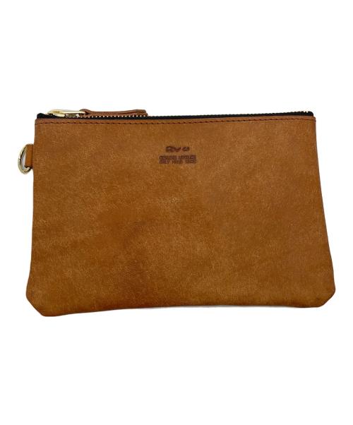 RYU（リュウ）RYU (リュウ) レザーポーチ ブラウンの古着・服飾アイテム