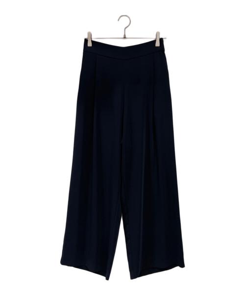 SOEJU（ソージュ）SOEJU (ソージュ) サイドタックワイドパンツ ネイビー サイズ:Lの古着・服飾アイテム