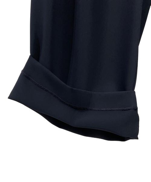 SOEJU（ソージュ）SOEJU (ソージュ) サイドタックワイドパンツ ネイビー サイズ:Lの古着・服飾アイテム