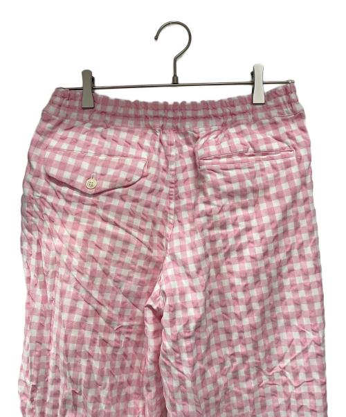 COMME des GARCONS（コムデギャルソン）COMME des GARCONS (コムデギャルソン) ギンガムチェックパンツ ピンク サイズ:XSの古着・服飾アイテム
