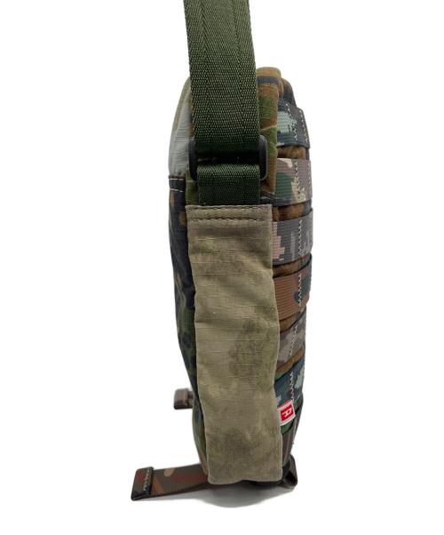 DIESEL（ディーゼル）DIESEL (ディーゼル) カモフラージュ柄 ショルダーバッグ グリーンの古着・服飾アイテム