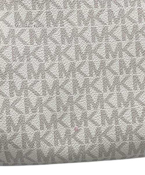 MICHAEL KORS（マイケル・コース）MICHAEL KORS (マイケル・コース) ABBEY BACKPACK／リュック ホワイト×ブラウンの古着・服飾アイテム