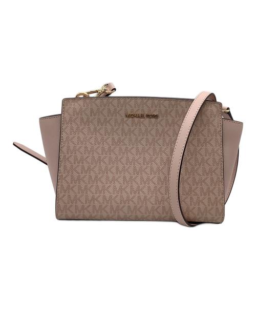 MICHAEL KORS（マイケルコース）MICHAEL KORS (マイケルコース) ショルダーバッグ ピンクの古着・服飾アイテム
