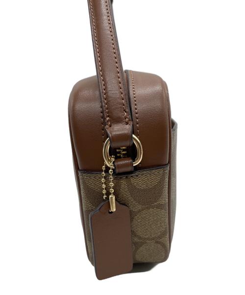 COACH（コーチ）COACH (コーチ) ミニ ジェイミー カメラ バッグ・シグネチャー キャンバス ブラウンの古着・服飾アイテム