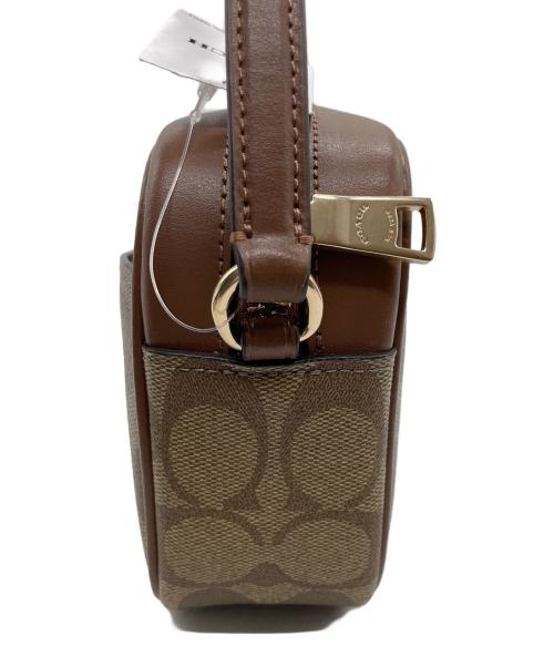 COACH（コーチ）COACH (コーチ) ミニ ジェイミー カメラ バッグ・シグネチャー キャンバス ブラウンの古着・服飾アイテム