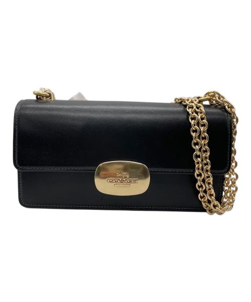 COACH（コーチ）COACH (コーチ) チェーンショルダーバッグ ブラックの古着・服飾アイテム