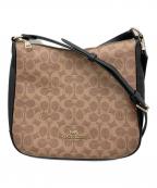 COACHコーチ）の古着「シグネチャー エリー ファイル バッグ」｜ブラウン