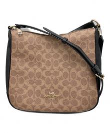COACH（コーチ）の古着「シグネチャー エリー ファイル バッグ」｜ブラウン