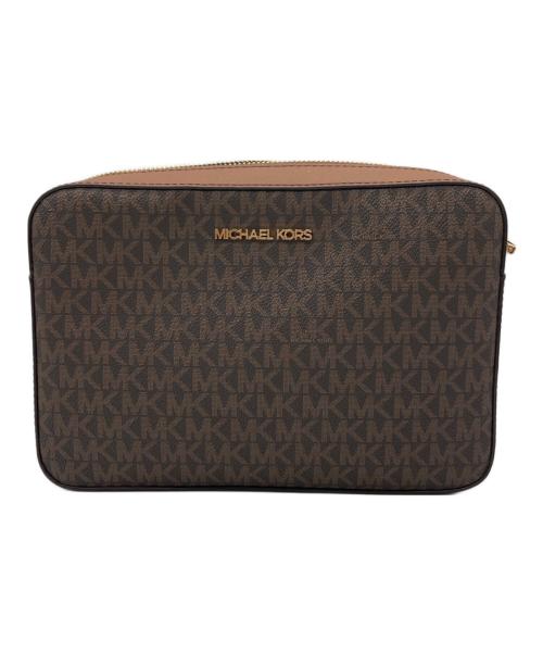 MICHAEL KORS（マイケル・コース）MICHAEL KORS (マイケル・コース) ショルダーバッグ ブラウンの古着・服飾アイテム