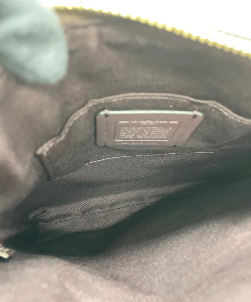 COACH（コーチ）COACH (コーチ) ミニ ローアン ファイル バッグ・シグネチャー キャンバス ブラウンの古着・服飾アイテム