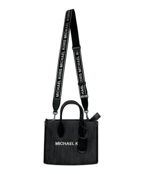MICHAEL KORS（マイケル・コース）MICHAEL KORS (マイケル・コース) ハンドバッグ ブラックの古着・服飾アイテム