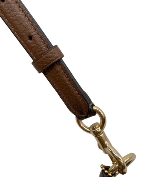 COACH（コーチ）COACH (コーチ) サドル マルチ アリア ショルダー バッグ・シグネチャー ブラウンの古着・服飾アイテム