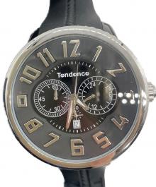 tendence（テンデンス）の古着「クロノグラフ ガリバー ラウンド クロノグラフ リストウォッチ」｜ブラック