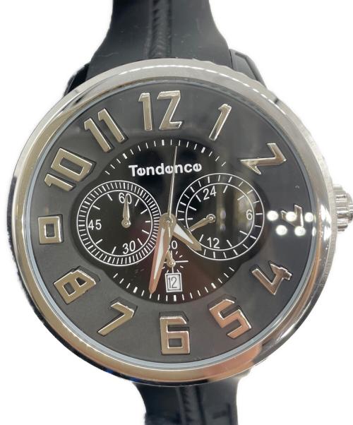 tendence（テンデンス）tendence (テンデンス) クロノグラフ ガリバー ラウンド クロノグラフ リストウォッチ ブラックの古着・服飾アイテム