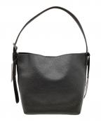 ripaniリパーニ）の古着「スモールサイズレザーショルダーバッグ」｜ブラック