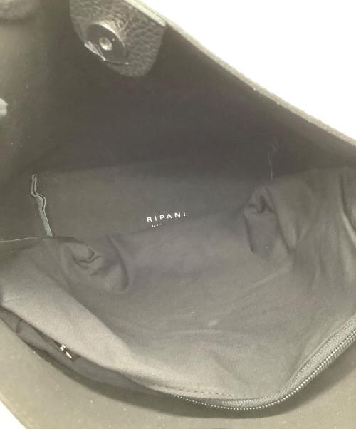 ripani（リパーニ）ripani (リパーニ) スモールサイズレザーショルダーバッグ ブラック 未使用品の古着・服飾アイテム