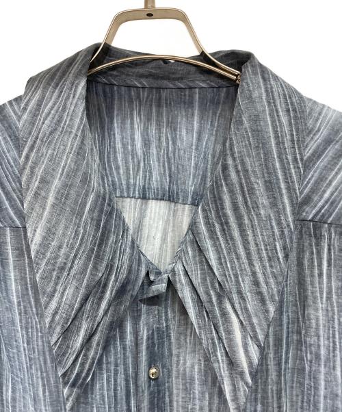 seyto（セイト）SEYTO (セイト) シースルー長袖シャツ ブルー サイズ:1の古着・服飾アイテム