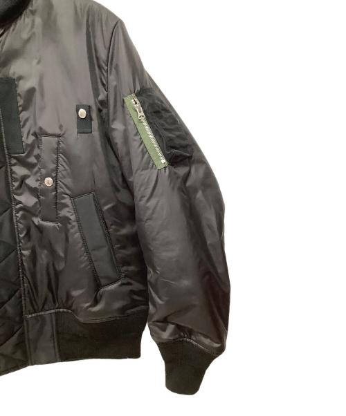 sacai（サカイ）sacai (サカイ) ボンバージャケット ブラック サイズ:1の古着・服飾アイテム