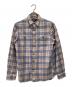 RRL（ダブルアールエル）の古着「フランネルシャツ」｜ブルー