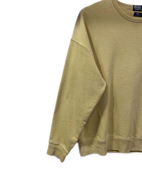 POLO RALPH LAUREN（ポロ・ラルフローレン）POLO RALPH LAUREN (ポロ・ラルフローレン) スウェット ベージュ サイズ:Lの古着・服飾アイテム