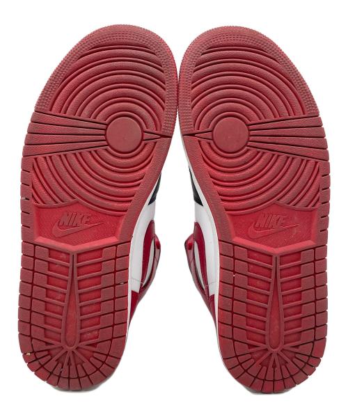 NIKE（ナイキ）NIKE (ナイキ) WMNS AIR JORDAN 1 MID レッド×ブラック サイズ:27.5の古着・服飾アイテム