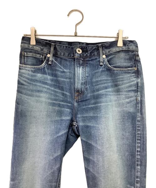 upper hights（アッパーハイツ）upper hights (アッパーハイツ) ダメージデニムパンツ ブルー サイズ:26 未使用品の古着・服飾アイテム
