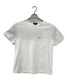A.P.C.（アーペーセー）の古着「刺繍入りポケットTシャツ」｜ホワイト