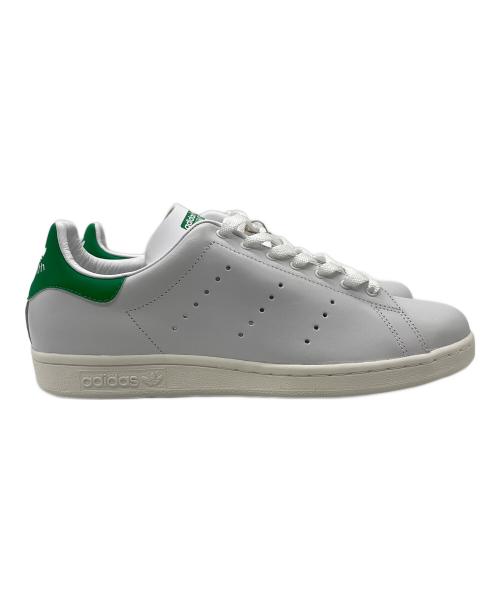 adidas（アディダス）adidas (アディダス) ローカットスニーカー STANSMITH ホワイト×グリーン サイズ:28の古着・服飾アイテム