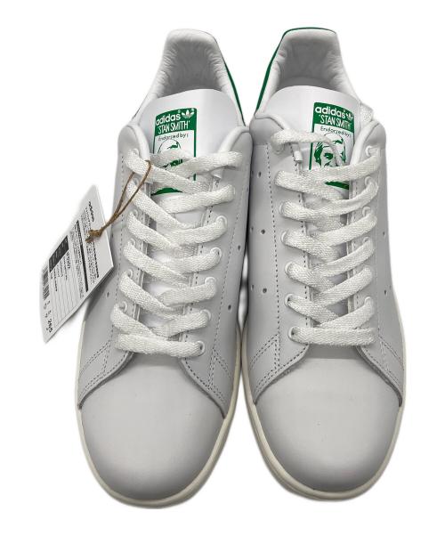 adidas（アディダス）adidas (アディダス) ローカットスニーカー STANSMITH ホワイト×グリーン サイズ:28の古着・服飾アイテム
