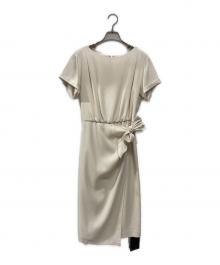 JUSGLITTY（ジャスグリッティー）の古着「Wrap taste One-Piece」｜ベージュ