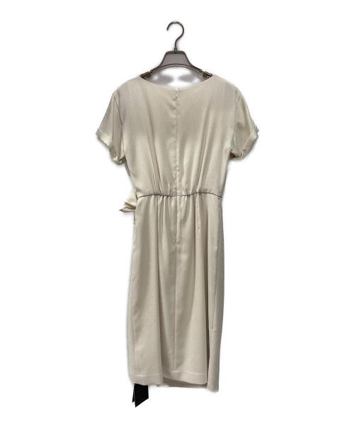 JUSGLITTY（ジャスグリッティー）JUSGLITTY (ジャスグリッティー) Wrap taste One-Piece ベージュ サイズ:1 未使用品の古着・服飾アイテム