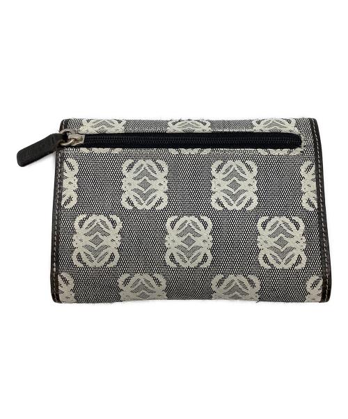 LOEWE（ロエベ）LOEWE (ロエベ) 3つ折り財布 グレーの古着・服飾アイテム