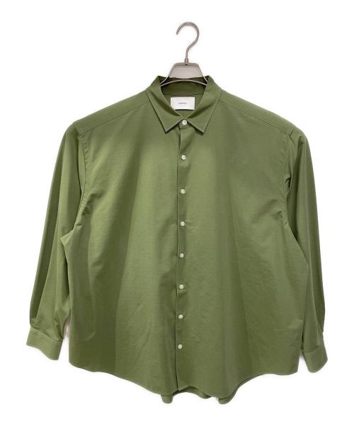 KANEMASA（カネマサ）KANEMASA (カネマサ) ROYAL OX DRESS KNIT SHIRT LOOSE FIT  グリーン サイズ:SIZE 3の古着・服飾アイテム