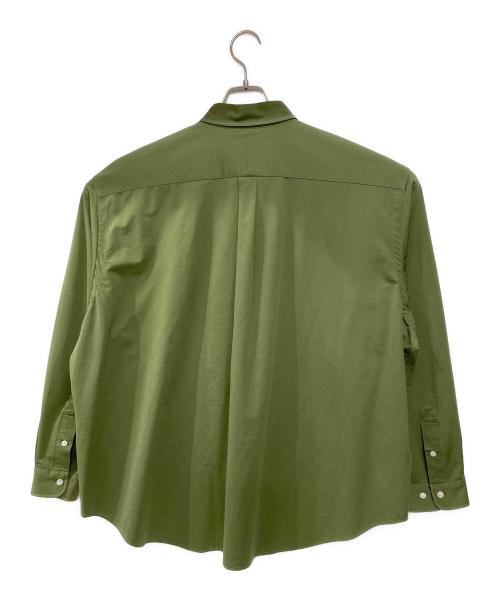 KANEMASA（カネマサ）KANEMASA (カネマサ) ROYAL OX DRESS KNIT SHIRT LOOSE FIT  グリーン サイズ:SIZE 3の古着・服飾アイテム