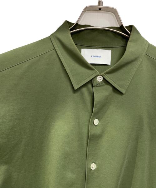 KANEMASA（カネマサ）KANEMASA (カネマサ) ROYAL OX DRESS KNIT SHIRT LOOSE FIT  グリーン サイズ:SIZE 3の古着・服飾アイテム