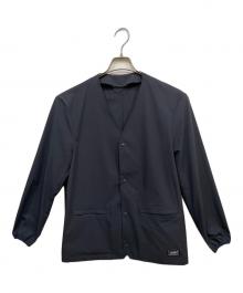 Eddie Bauer（エディーバウアー）の古着「ノーカラージャケット」｜ネイビー