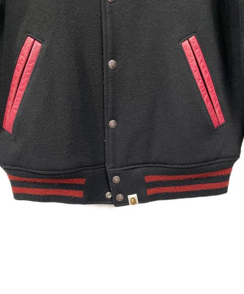 A BATHING APE（アベイシングエイプ）A BATHING APE (アベイシングエイプ) スタジャン ブラック サイズ:Mの古着・服飾アイテム