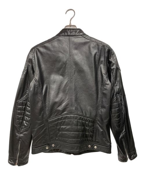 DIESEL（ディーゼル）DIESEL (ディーゼル) ライダースジャケット ブラック サイズ:Mの古着・服飾アイテム