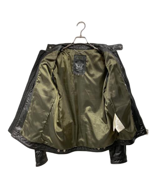 DIESEL（ディーゼル）DIESEL (ディーゼル) ライダースジャケット ブラック サイズ:Mの古着・服飾アイテム