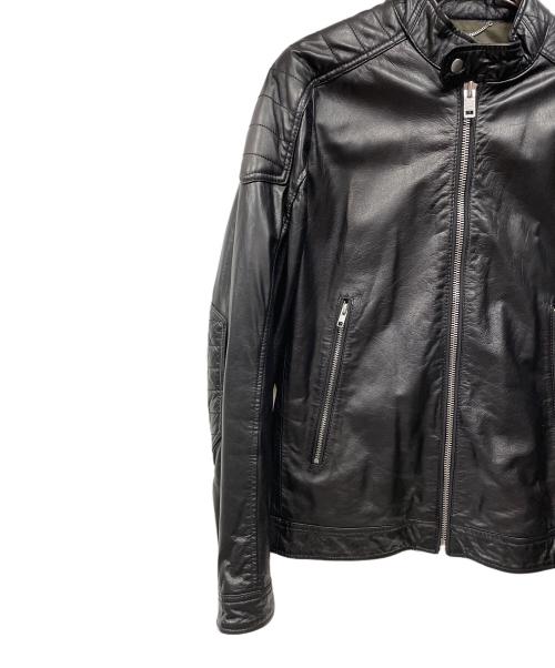 DIESEL（ディーゼル）DIESEL (ディーゼル) ライダースジャケット ブラック サイズ:Mの古着・服飾アイテム