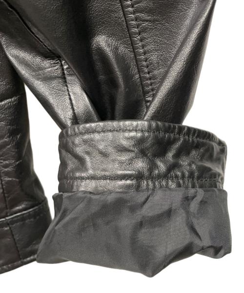 DIESEL（ディーゼル）DIESEL (ディーゼル) ライダースジャケット ブラック サイズ:Mの古着・服飾アイテム