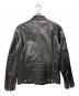 DIESEL (ディーゼル) ライダースジャケット ブラック サイズ:M：14000円