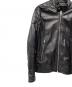 中古・古着 DIESEL (ディーゼル) ライダースジャケット ブラック サイズ:M：14000円