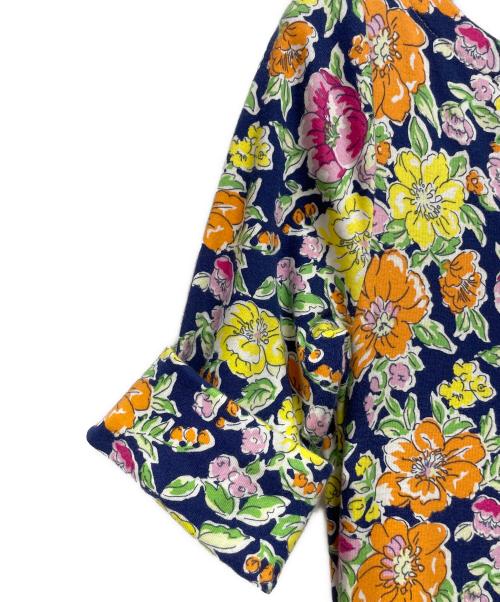 LAUREN RALPH LAUREN（ローレンラルフローレン）LAUREN RALPH LAUREN (ローレンラルフローレン) 花柄半袖ワンピース マルチカラー サイズ:Sの古着・服飾アイテム